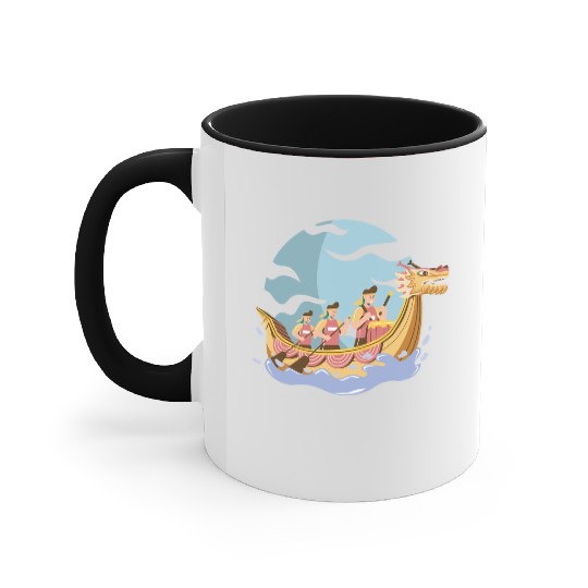 Chinese Dragon Boat Dragon Boat Racer Gift Accent Mugs