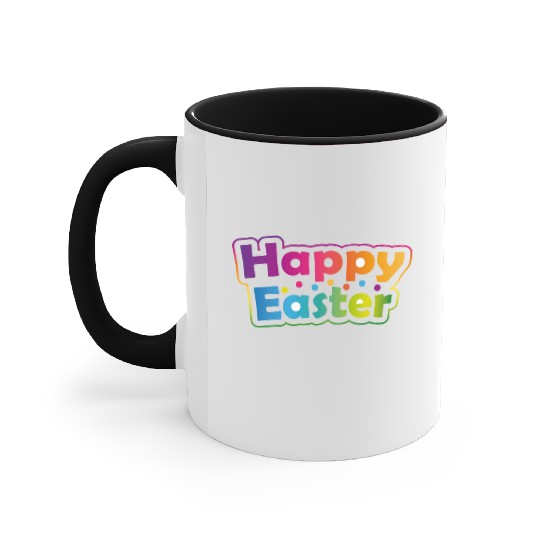 Happy Easter Accent Mugs