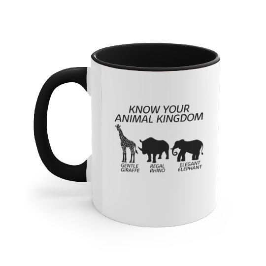 Animal Accent Mugs, Know Your Animal Kingdom Giraffe