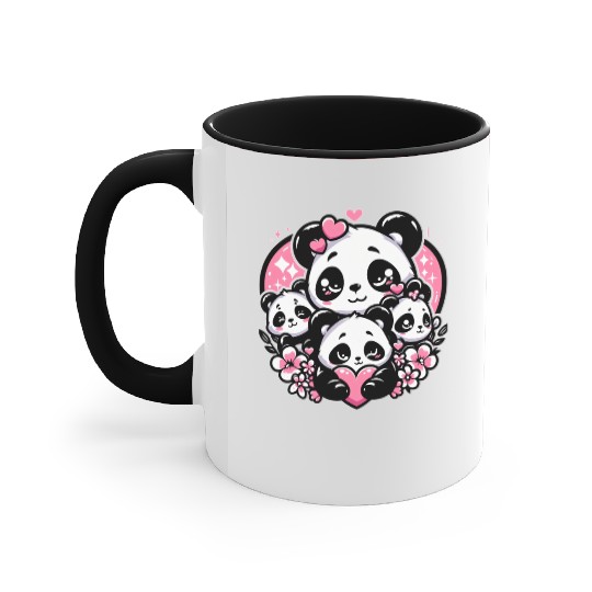Panda Love Accent Mugs