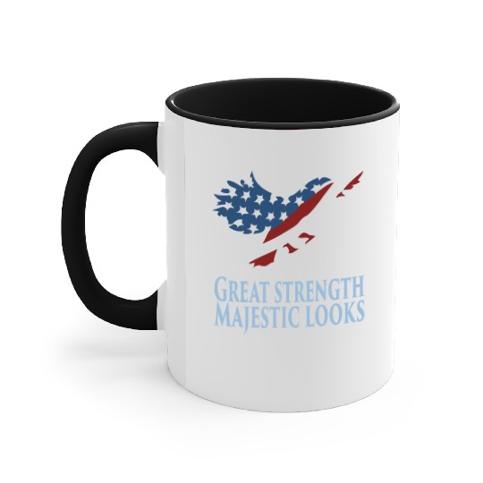 Great Strength Majestic Looks - eagles of death Accent Mugs