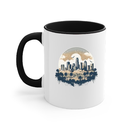 Los Angeles - City of Angels Accent Mugs