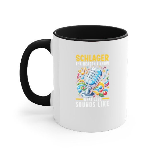 German Schlager Singer Germany Music Lover Accent Mugs