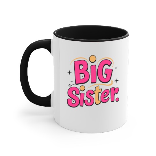 Big Sister Accent Mugs