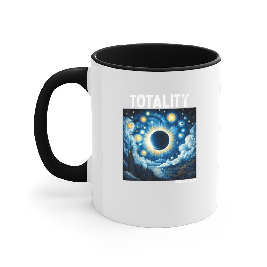 Solar Eclipse 2024 Totality April 8th Astronomy Accent Mugs