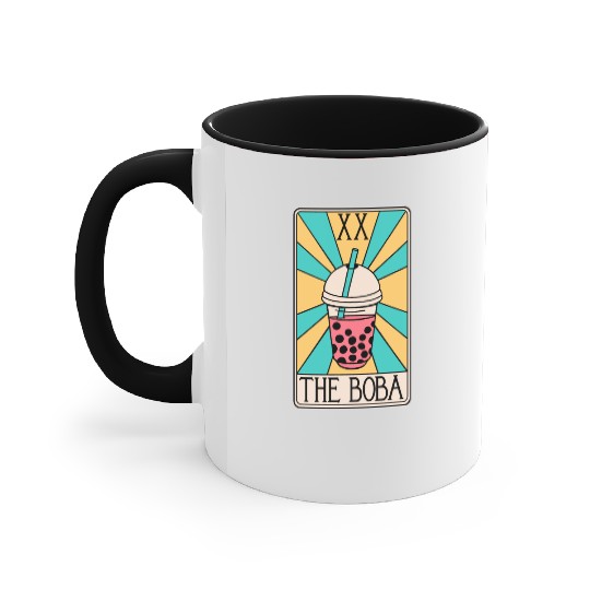 Boba Tarot Card - Bubble Tea Accent Mugs