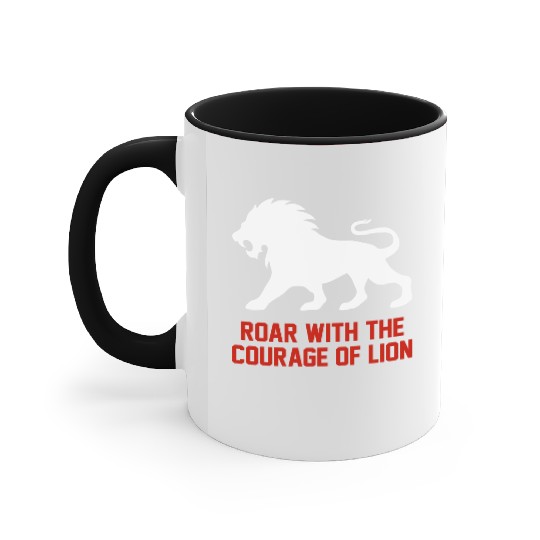 Alpha Roar Nature Lover Animal King Lion 8 Accent Mugs