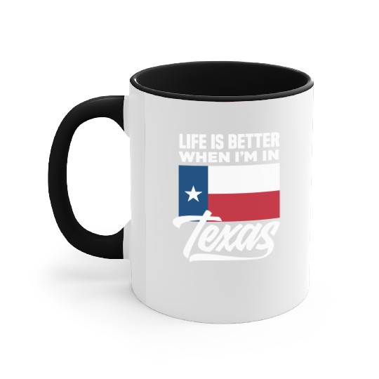 Texas Life Accent Mugs