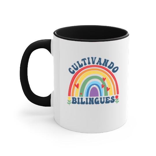 Cultivando Bilingües Spanish Teacher Accent Mugs