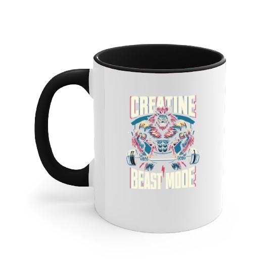 Bodybuilding Powerlifting Weightlifting Fitness Accent Mugs
