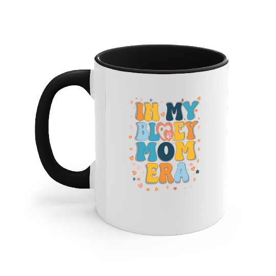 Women in My Mom Era Mama Dog Paw Funny Letter Accent Mugs