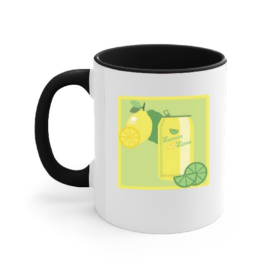 Lemon Lime Soda Accent Mugs