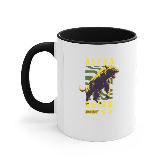 Unleash The Inner Alpha: Fierce Animal Print Accent Mugs