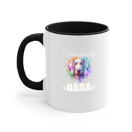 Weimaraner Mama Accent Mugs
