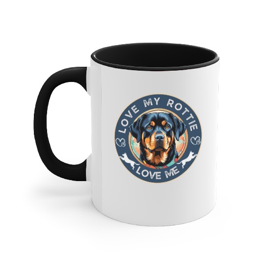 Rottweiler Accent Mugs
