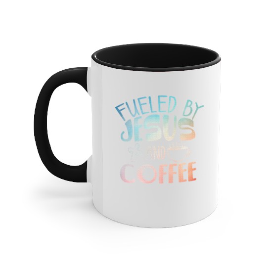 Cool Coffee Jesus Art Christian Coffee Lover Accent Mugs