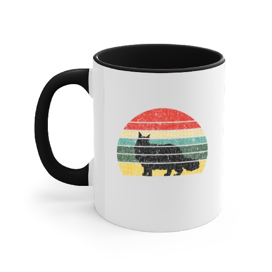 Cat Lover Gifts Maine Cat Accent Mugs