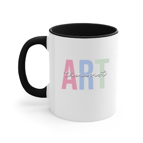 Art Therapy Art Teacher Accent Mugs