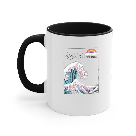 Dare to be Yourself - Trans LGBT Colors in the Accent Mugs