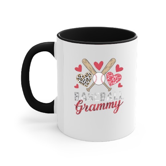 Baseball Grandma Grandmother Grandparents Day Accent Mugs