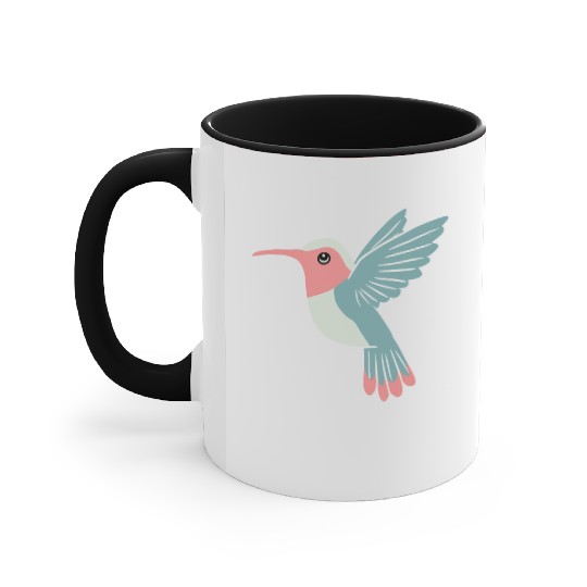 Flying Hummingbird Accent Mugs