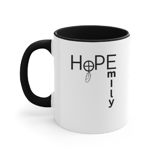 HoPE for Emily Holoprosencephaly Awareness Accent Mugs