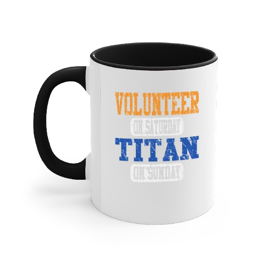 Volunteer and Titan Fun Accent Mugs