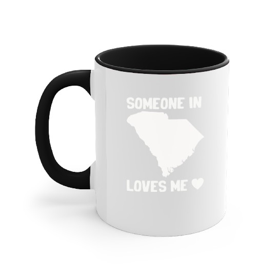 Someone In South Carolina Loves Me Accent Mugs