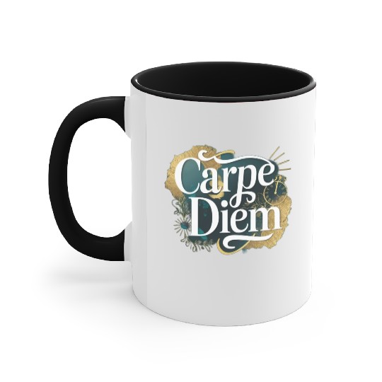 Carpe Diem Accent Mugs