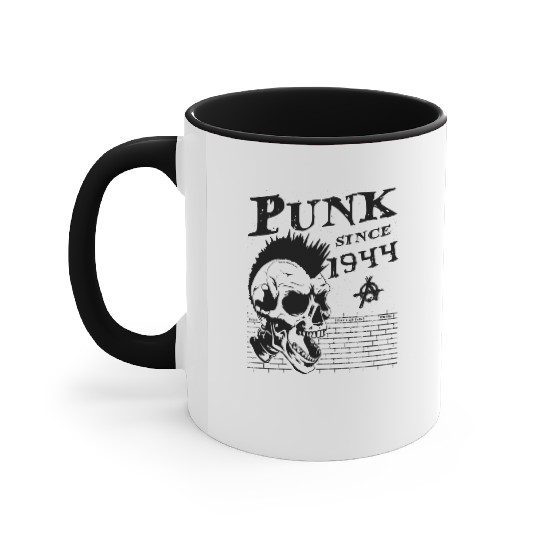 Punk Since 1944, Punks Not Dead, 80 Years Old and Accent Mugs