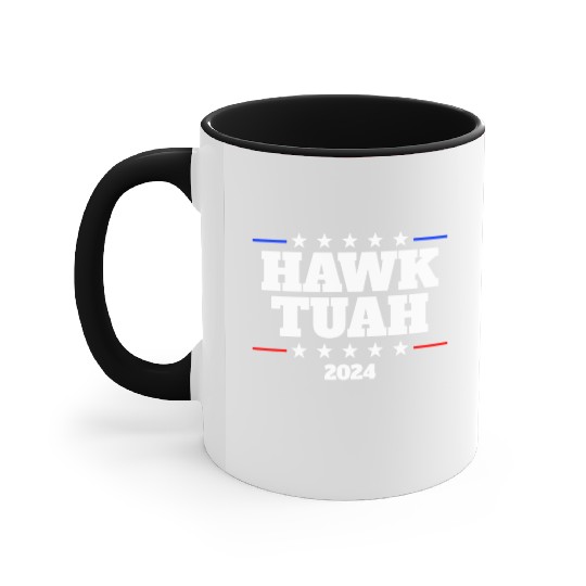 Hawk Tuah 2024 Elect Hawk Tuah Accent Mugs