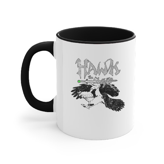 Hawk the Slayer Accent Mugs
