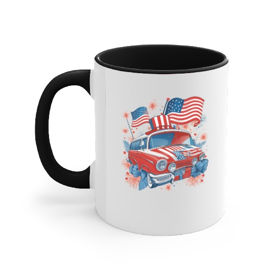 Land of the Free Accent Mugs