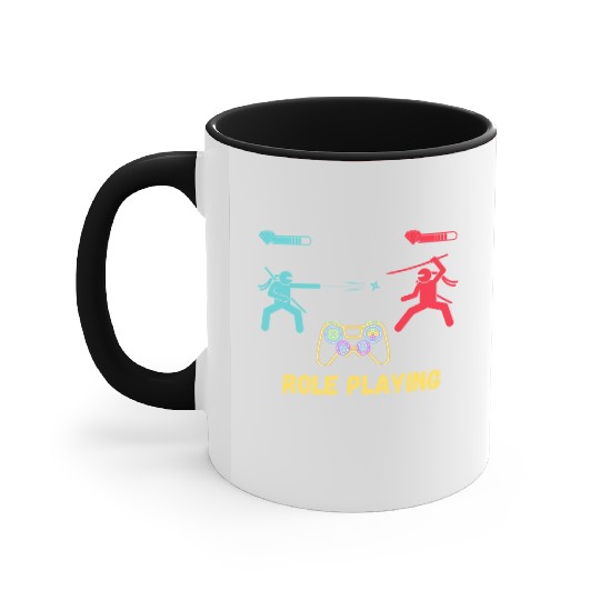 game game, gaming, gamer, video game, funny, video Accent Mugs