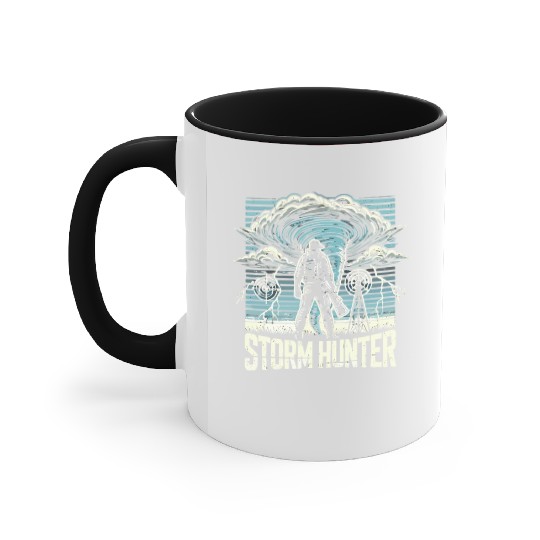 Tornado Chasing Adventures: Embrace Nature's Fury Accent Mugs
