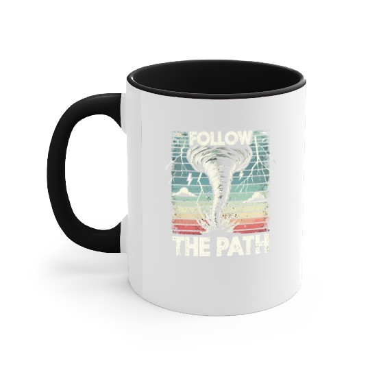 Tornado Chasing Adventures: Embrace Nature's Fury Accent Mugs