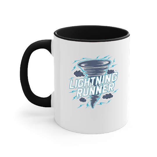 Tornado Chasing Adventures: Embrace Nature's Fury Accent Mugs