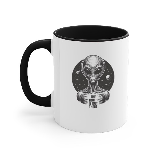 THE TRUTH IS OUT THERE Accent Mugs