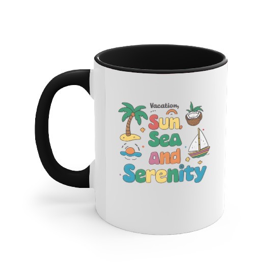 Sun Sea And Serenity Accent Mugs