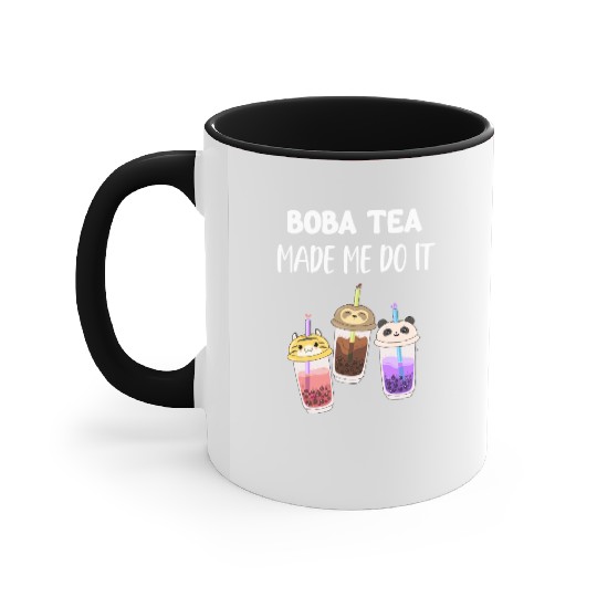 Boba Tea Made Me Do It Bubble Japan K-pop Korean Accent Mugs
