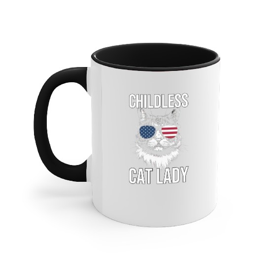 Childless Cat Lady Accent Mugs