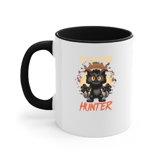 Pukwudgie Hunter Monster Cryptid Accent Mugs