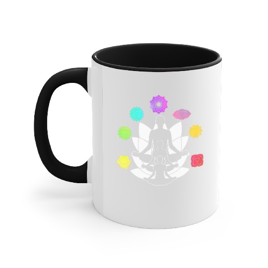 Lotus Spiritual Yoga Chakra Zen Meditation Accent Mugs