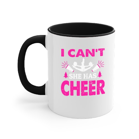 She Has Cheer Mom Cheerleading Mommy Mother's Day Accent Mugs
