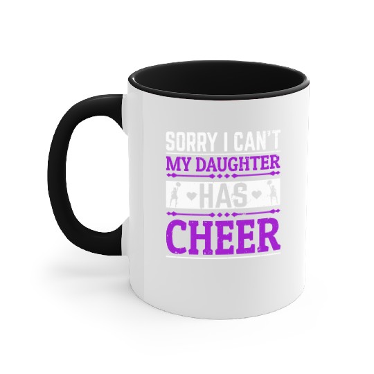 My Daughter Cheer Mom Cheerleading Mother's Day Accent Mugs
