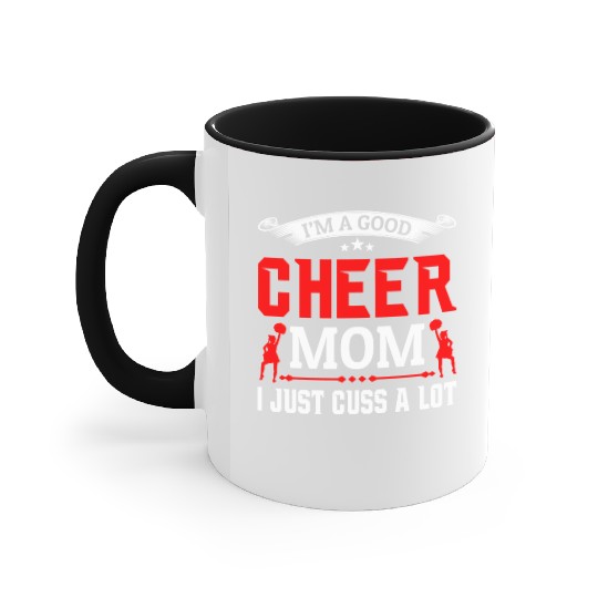 A Good Cheer Mom Cheerleading Mommy Mother's Day Accent Mugs