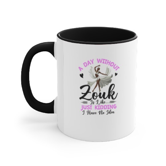 Zouk Dance Festival Design for Zouk Dancer Accent Mugs