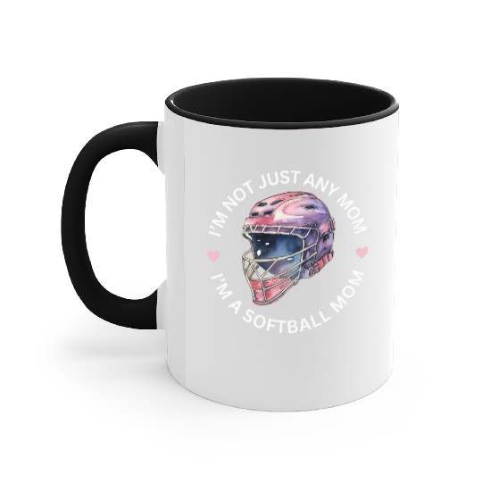 Softball Mom | Softball Mama | Game Day Accent Mugs