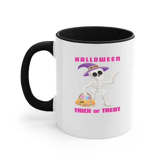 Halloween Trick or Treat - Accent Mugs funny