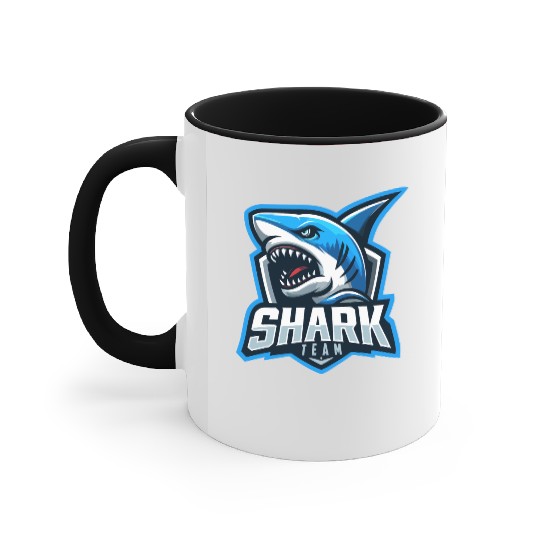 Shark Team Accent Mugs